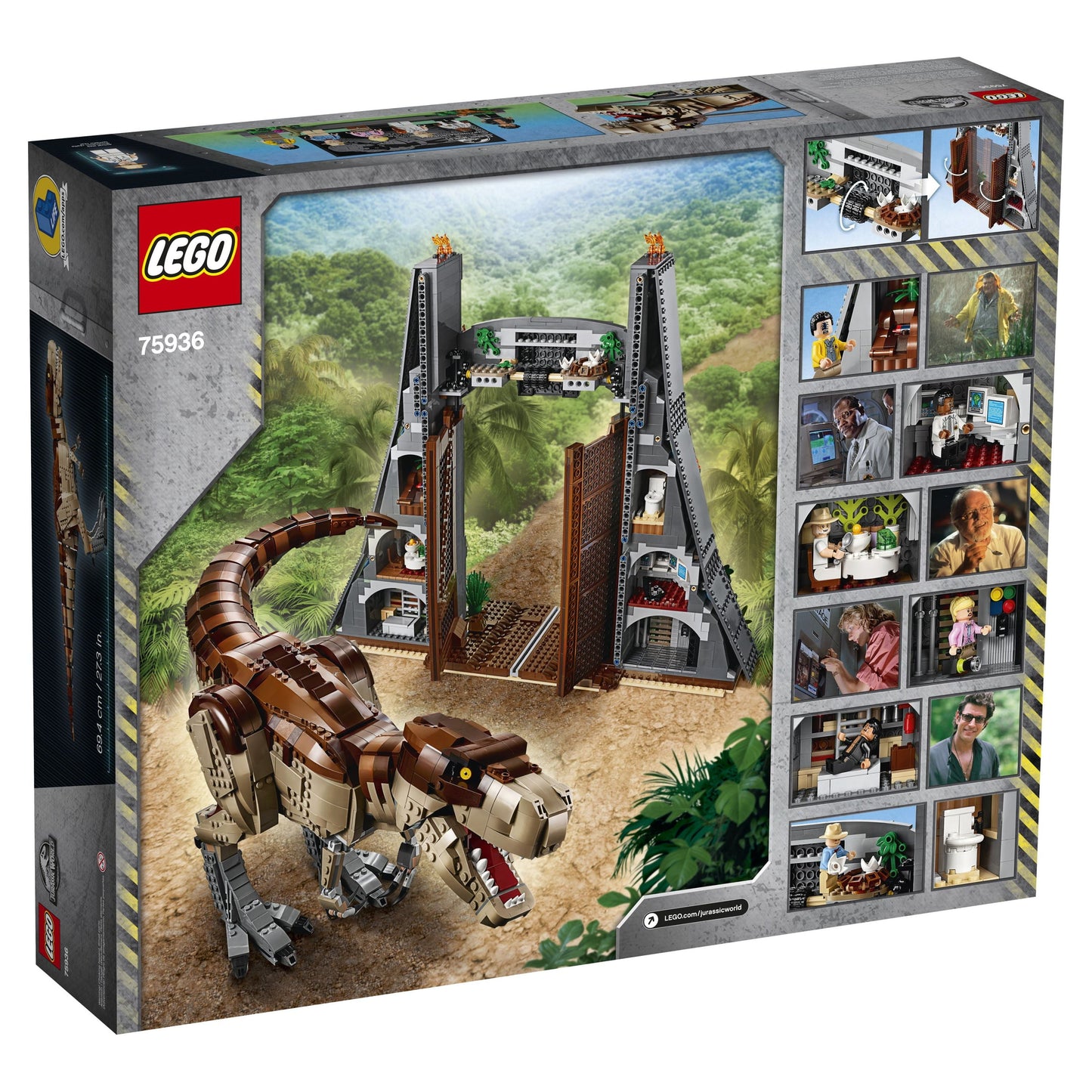 LEGO Jurassic World Jurassic Park: T. rex Rampage 75936 Building Kit