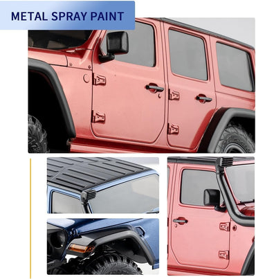 1/18 Thunder Storm RC Crawler, 4X4 Off Road RC Rock Crawler,Waterproof All Terrain RC Cars with 2S 380mah Battery, Charger for Adults, RTR (Red)