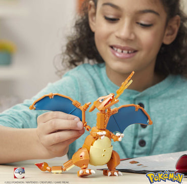 MEGA Pokemon Charizard Building Set (222 Pieces) with 1 Action Figure for Boys and Girls