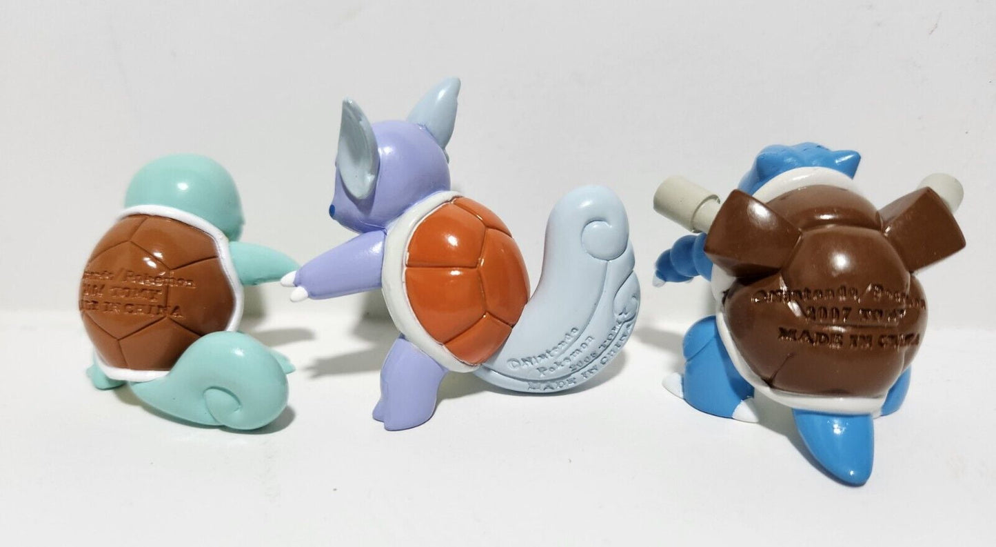 23 Piece Tomy Pokemon Action Figure Lot Squirtle, Wartortle, Blastoise, Snivy, Tepig, Oshawott, Serperior, Samurott, Mew, Mewtwo & More