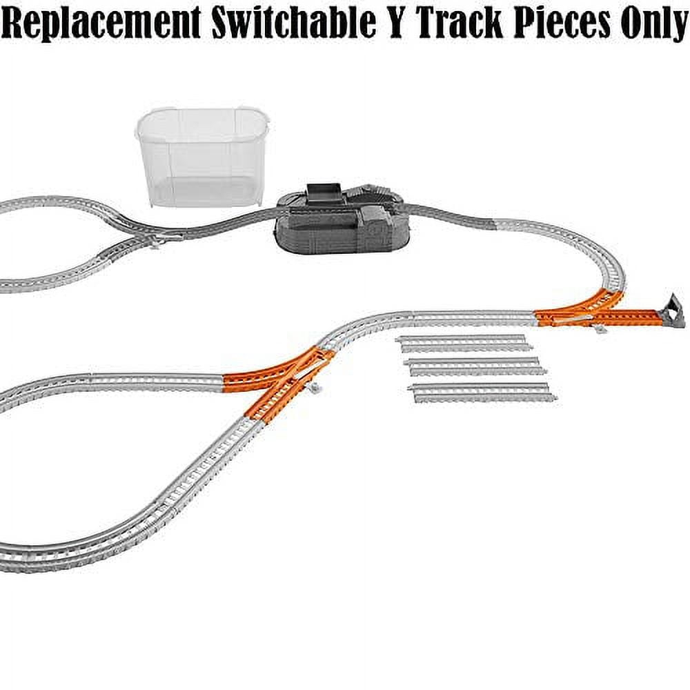 Replacement Parts for Thomas The Train - FXX69 ~ Thomas & Friends Trackmaster Builder Bucket ~ Replacement Switchable Y Track Pieces ~ 1 TL (Left Turn) 1 TR (Right Turn) ~ Orange