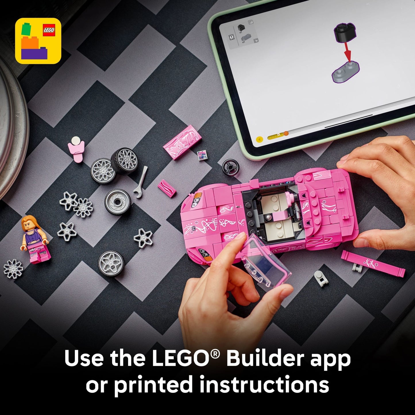 LEGO Speed Champions 2 Fast 2 Furious Honda S2000 Car Toy for Kids, Boys, and Girls, Ages 9+ - Gift for Christmas for Race Car and Movie Fans - Includes Suki Minifigure - 77241