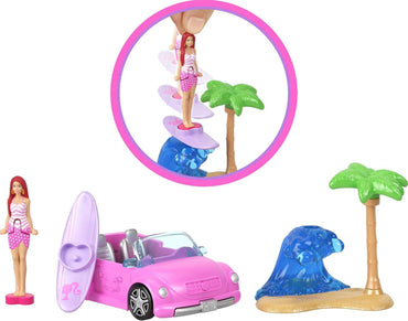 Color Change Barbie DreamCamper, Dream Plane, Care Clinic \u0026 Beach Bug Convertible Mini Playset