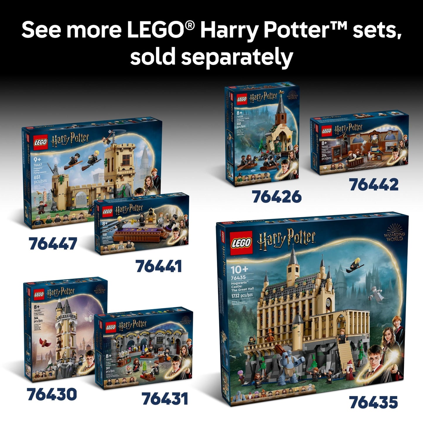 LEGO Harry Potter Diagon Alley Wizarding Shops Building Set for Adults - Collectible Kit for Harry Potter Fans with 12 Microfigures - Gift for Christmas - 76444