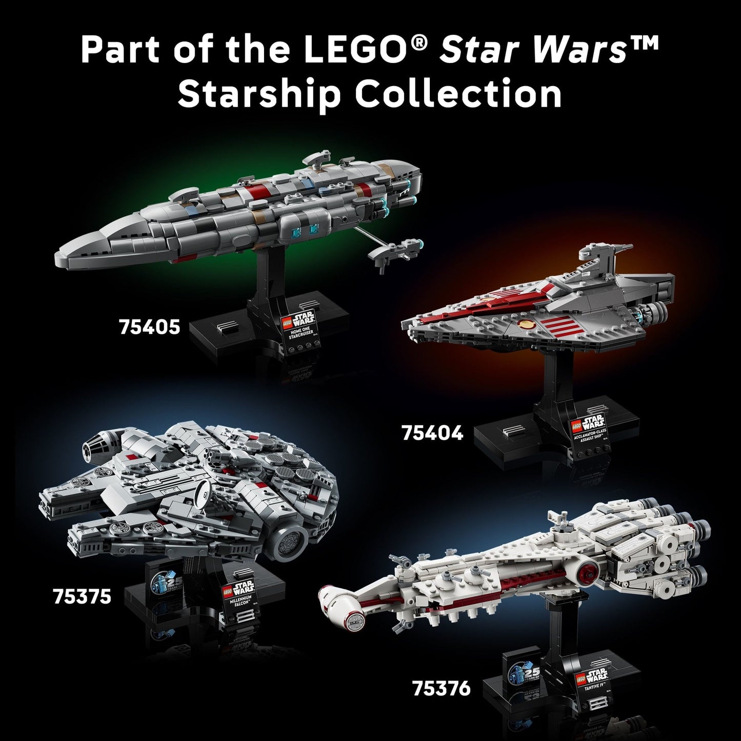 LEGO Star Wars Kylo Ren’s Command Shuttle - Model Starship Building Kit For Adults 18+ - DIY Collectible Building Set - Gift for Christmas - 75406