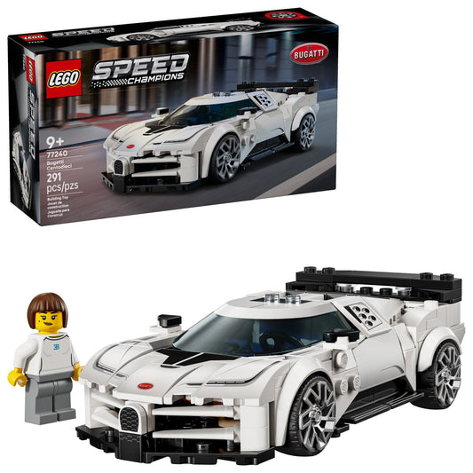 LEGO Speed Champions Bugatti Centodieci Hyper Sports Car Toy - Model Kit & Pretend Play Toy for Boys & Girls, Ages 9+ - Italian Model Car Kit for Racing Fans - Gift Idea for Birthdays - 77240