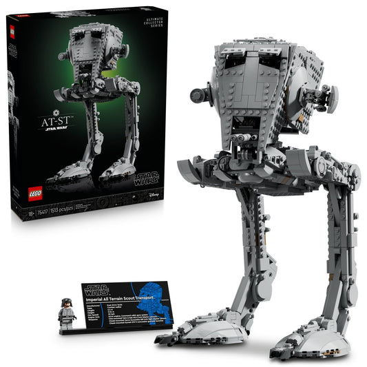 LEGO Star Wars AT-ST Walker Building Set - Adult Building Blocks for Fans, Ages 18+ - Imperial Forces Collectible Model Kit - Star Wars Gift Idea for Men & Women - 75417
