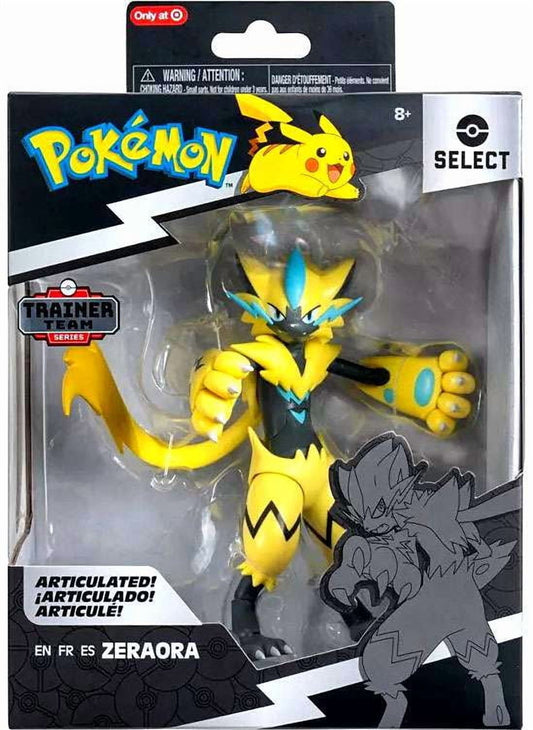 Pokemon Select Zeraora Action Figure, Legendary Pokemon Toy, Made in USA, New
