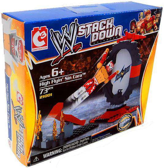 Wwe Wrestling Stack Down Universe Building Toy Set 21001 High Flyin Sin Cara