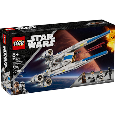 LEGO Star Wars Rebel U-Wing Starfighter Building Set - Includes Cassian Andor, Dedra Meero and K-2SO - Model Action Toy for Andor Fans - Birthday Gift Idea for Boys, Girls, Kids, Ages 8+ - 75399
