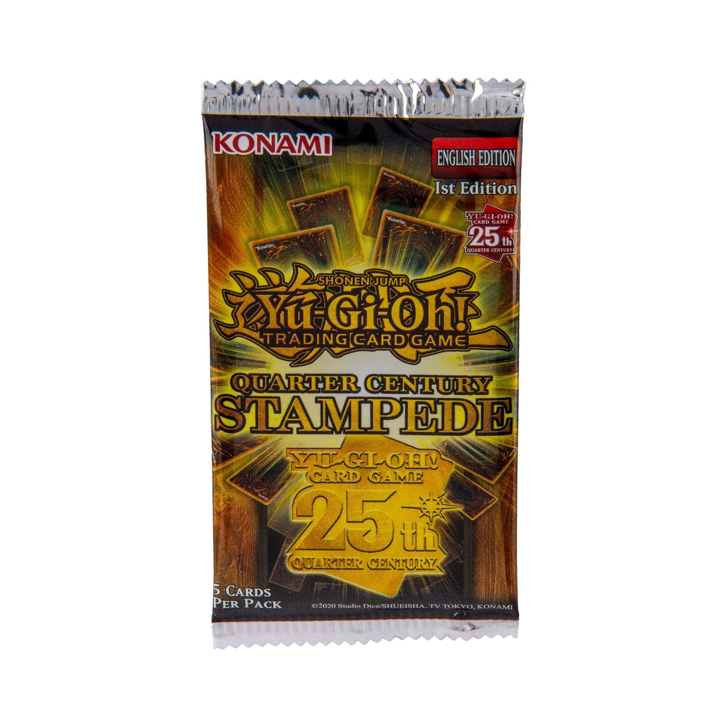 YUGIOH QUARTER CENTURY STAMPEDE RETAIL BOX