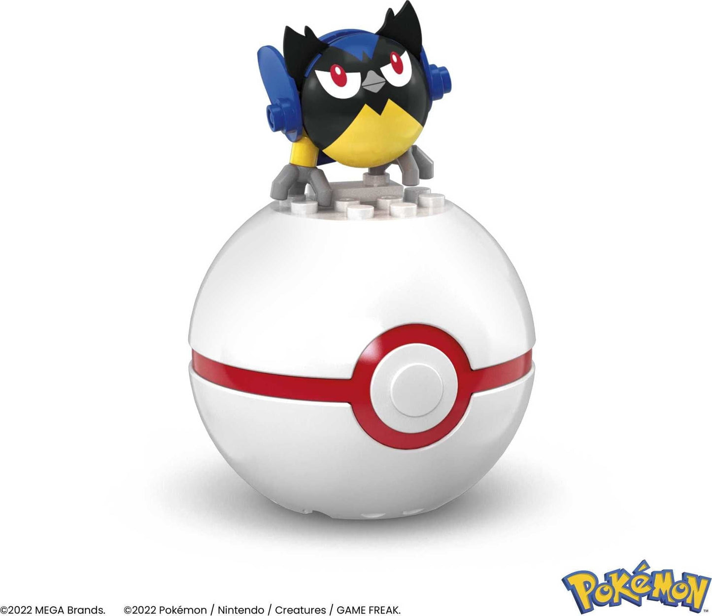 MEGA Pokemon Building Toy Kit Rookidee (15 Pieces) with 1 Action Figure and Ball for Kids