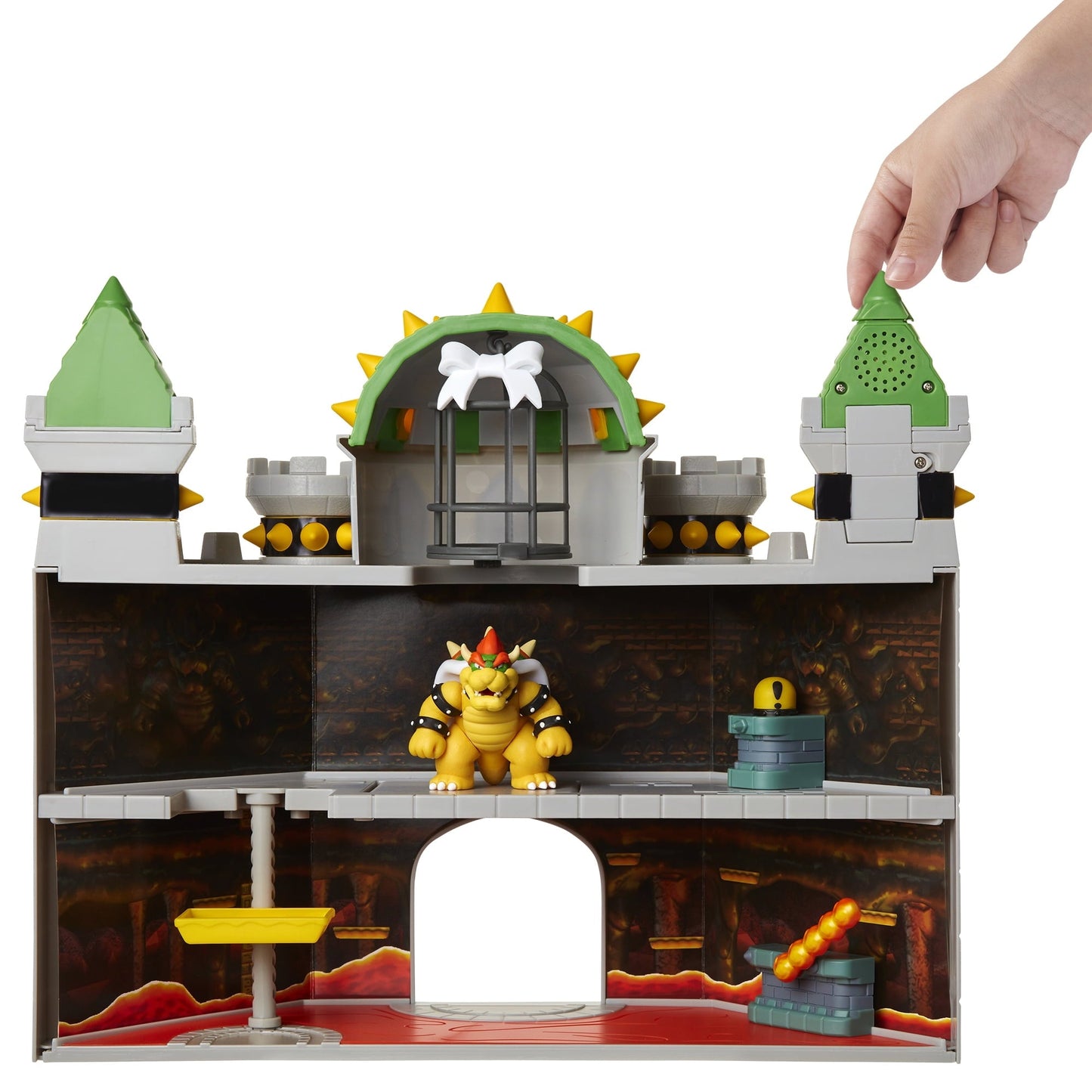 Nintendo Super Mario Deluxe Bowsers Castle 2.5 inch Action Figure Playset