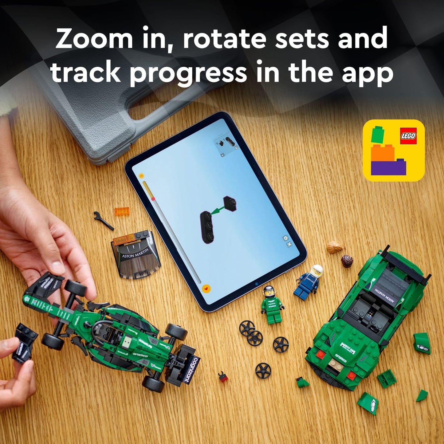 LEGO Speed Champions Aston Martin Safety Car & AMR23 Building Toys