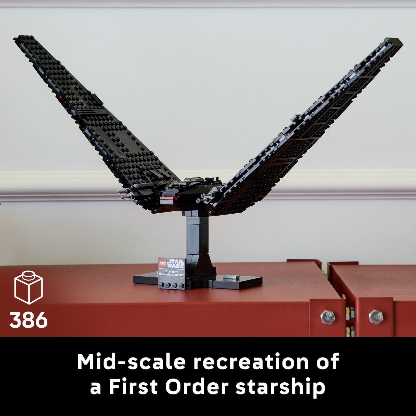 LEGO Star Wars Kylo Ren’s Command Shuttle - Model Starship Building Kit For Adults 18+ - DIY Collectible Building Set - Gift for Christmas - 75406