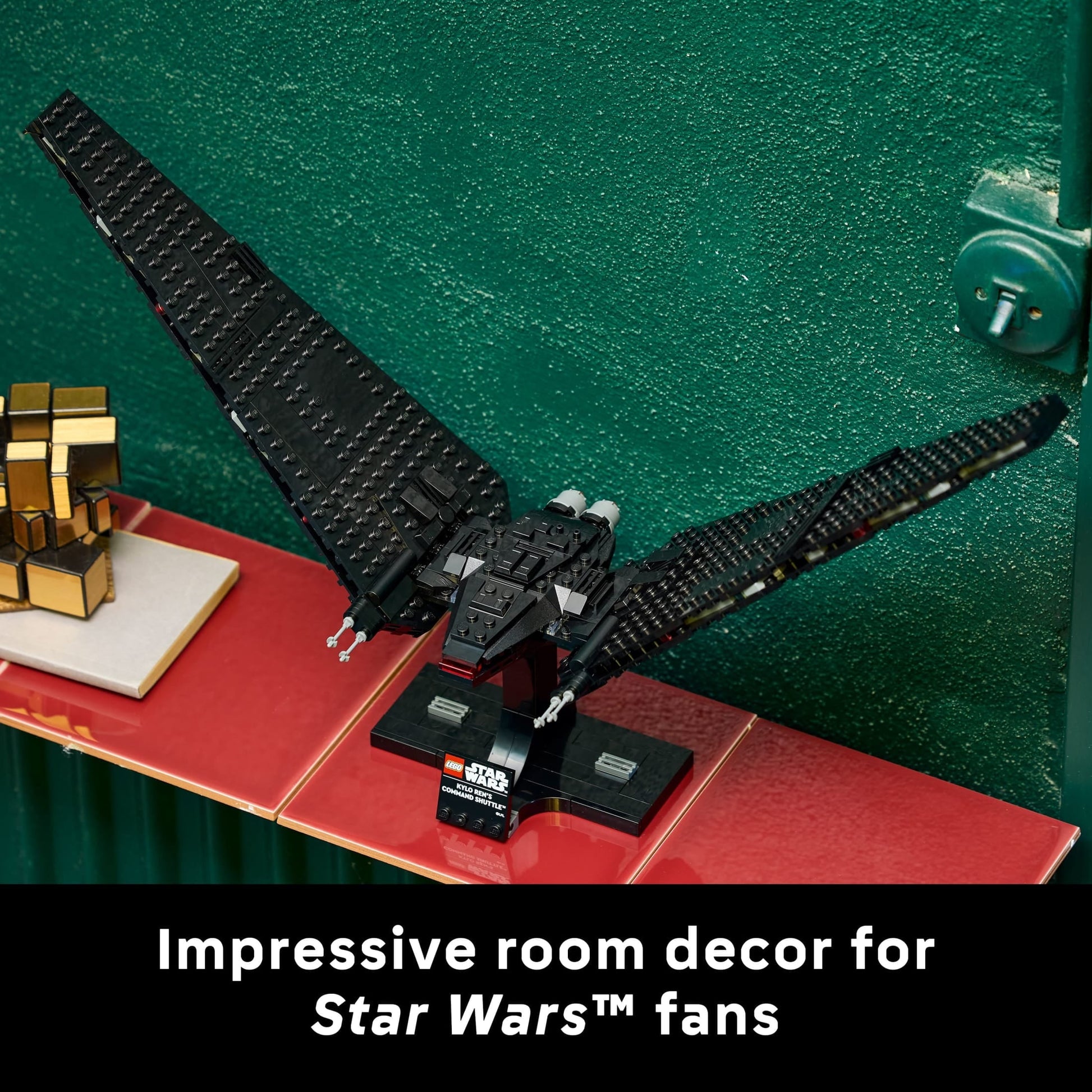 LEGO Star Wars Kylo Ren’s Command Shuttle - Model Starship Building Kit For Adults 18+ - DIY Collectible Building Set - Gift for Christmas - 75406