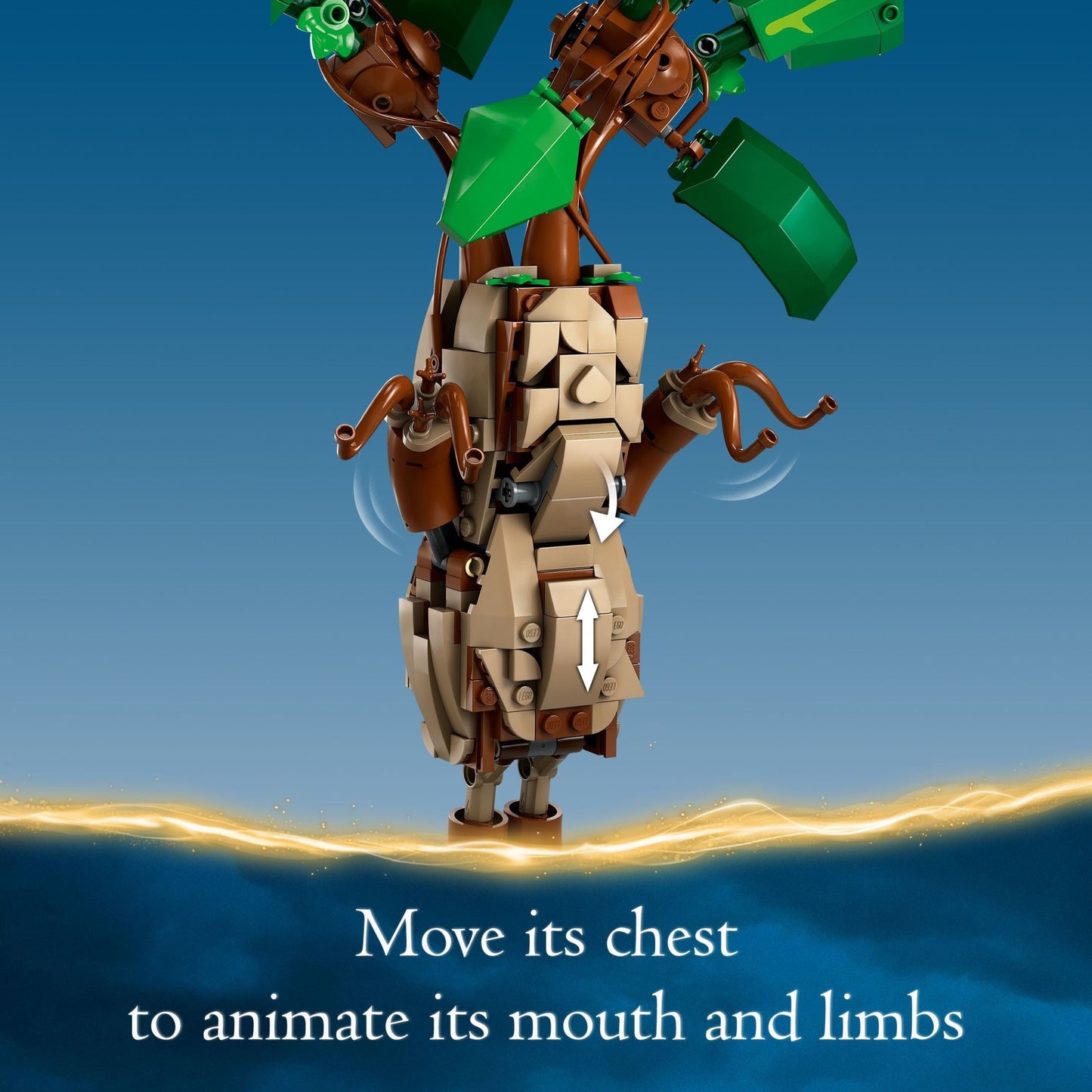 LEGO Harry Potter Mandrake Figure & Pot Plant Toy, Harry Potter Collectible Gift Idea for Kids, Magical Creature Playset for Room décor, Harry Potter Toy for 10 Year Old Girls, Boys or Any Fan, 76433