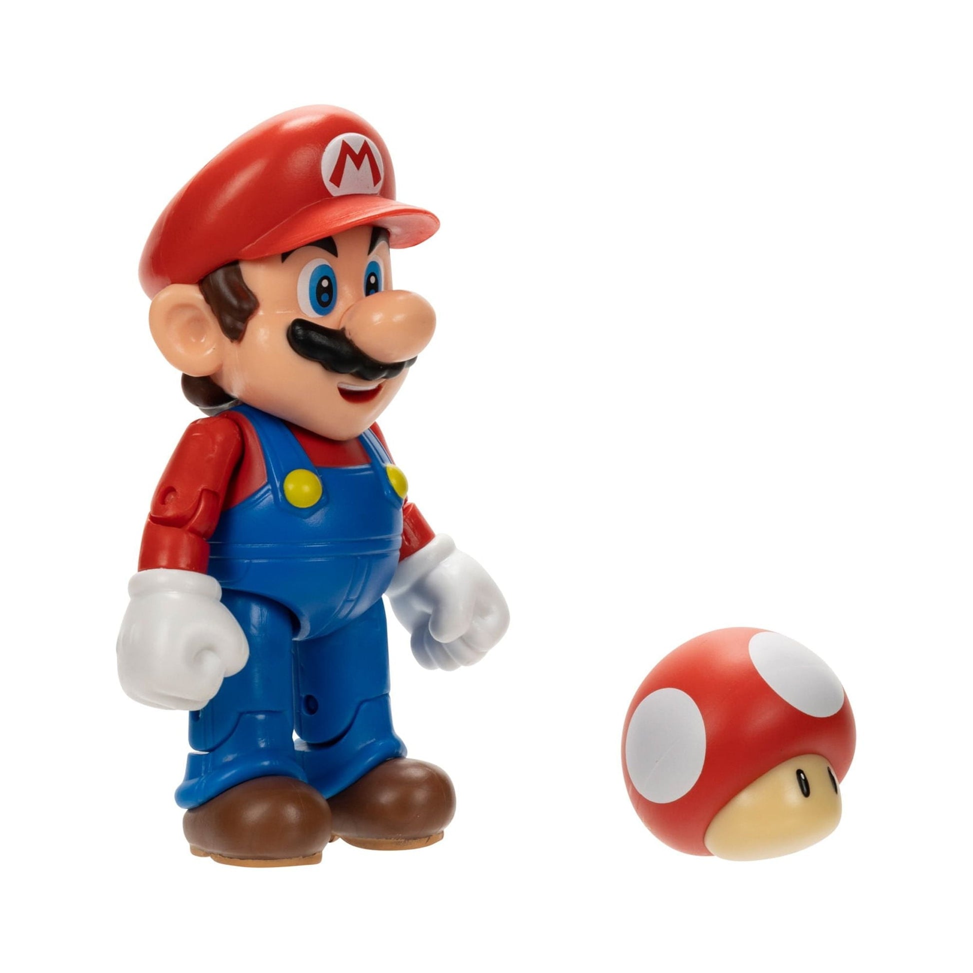 Super Mario 4" Figure - Mario w/Red Power Up