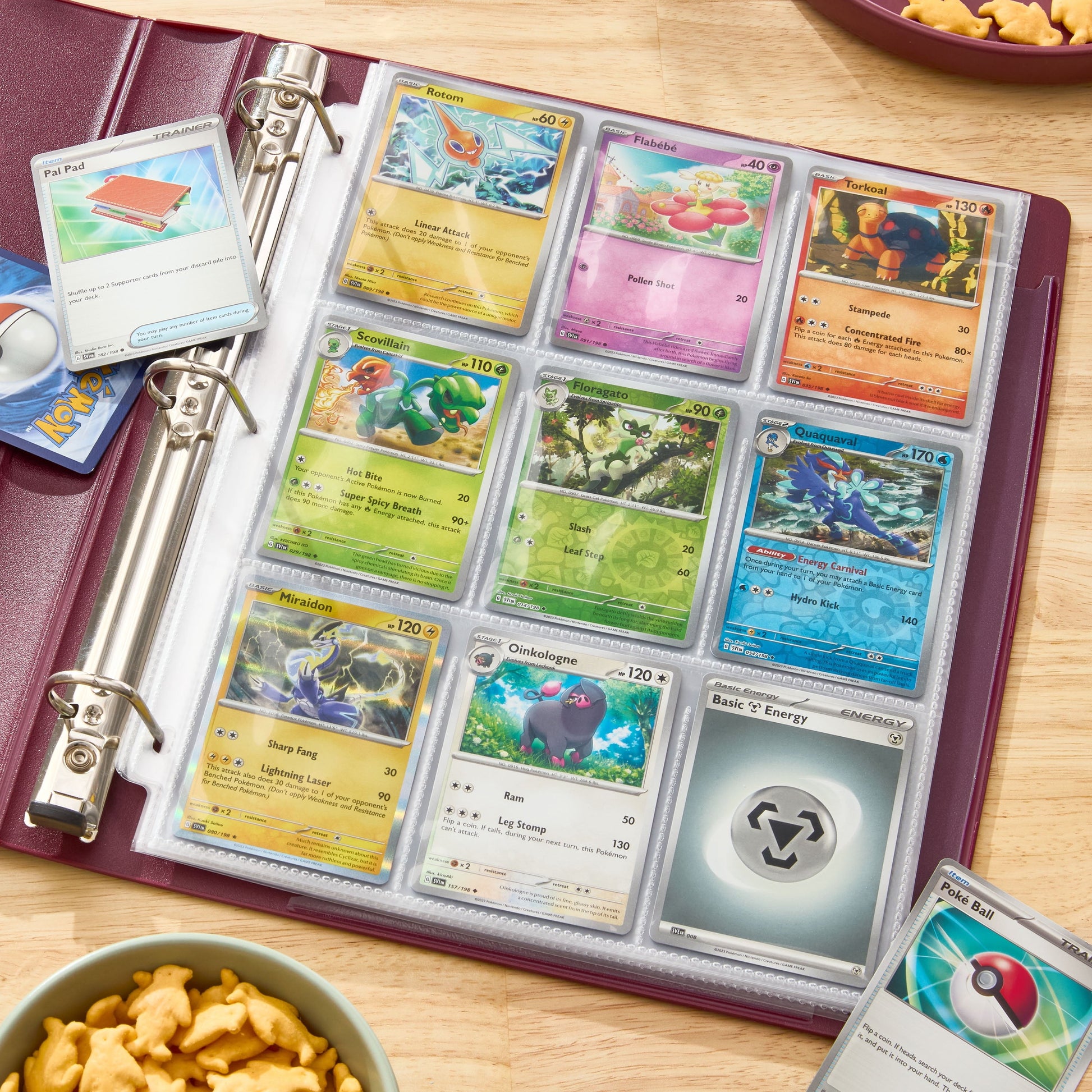 Pen + Gear 9-Pocket Protective Trading Card Pages, 8.5 in x 11 in, Clear, 10 Count