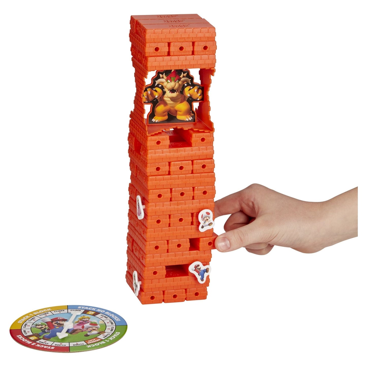 Jenga: Super Mario Board Game for Kids and Family Ages 8 and Up, 2-4 Players