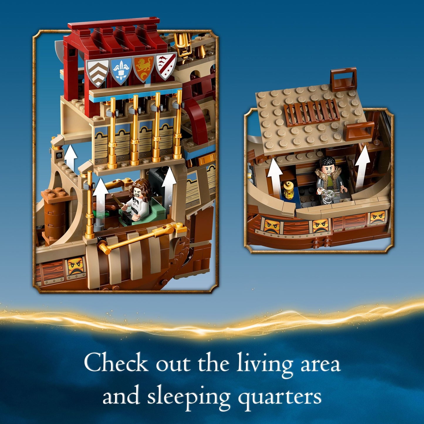 LEGO Harry Potter Triwizard Tournament: The Arrival Building Toy - Pretend Play Toy for Kids, Boys & Girls, Ages 10+ Years - Harry Potter Gifts for Fans - 76440