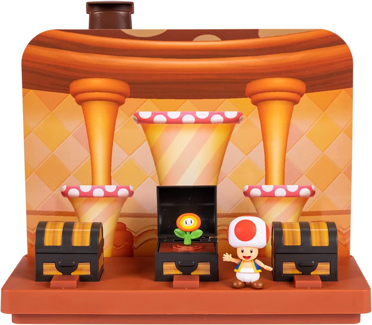 World of Nintendo Super Mario Deluxe Toad House Playset