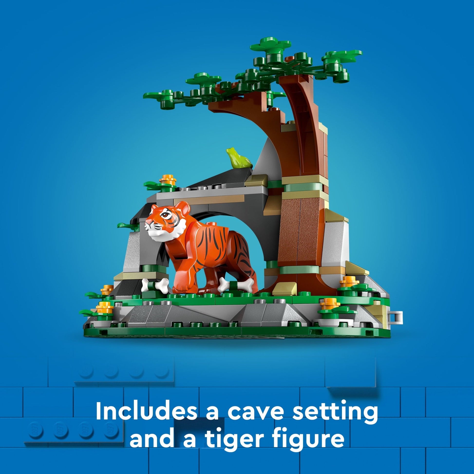 LEGO City Jungle Explorer Off-Road Truck Building Toys - Gift for Christmas - Pretend Play Set for Kids, Boys & Girls, Ages 6+ - W/ 3 Minifigures & Tiger Figure - 60426