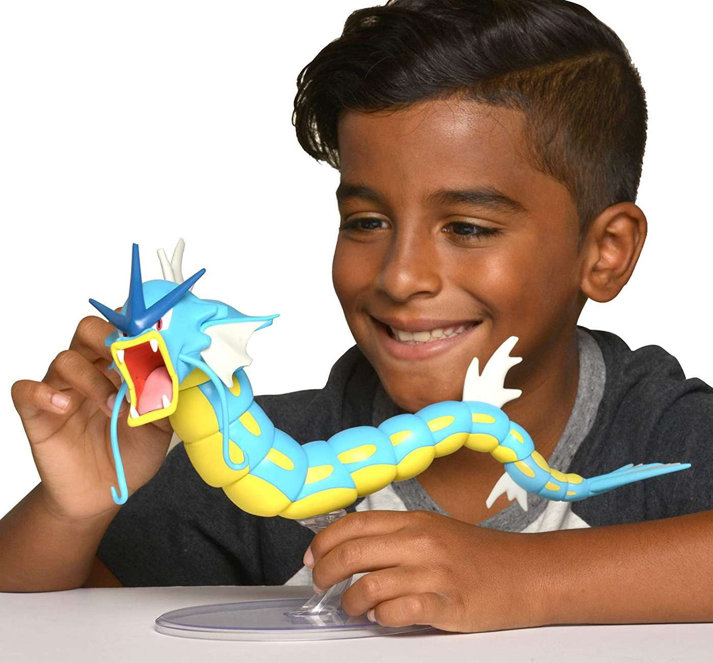 Pokemon Gyarados 12 Inch Epic Battle Figure Authentic Details Fully Articulated Figure Toys Inspired by Smash Hit Animated Series Gotta Catch Em All