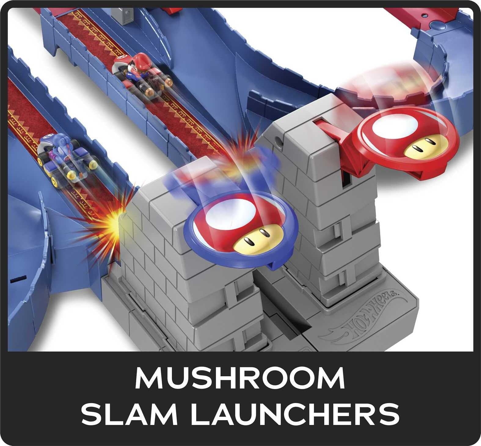 Hot Wheels Mario Kart Bowser’s Castle Chaos Track Set