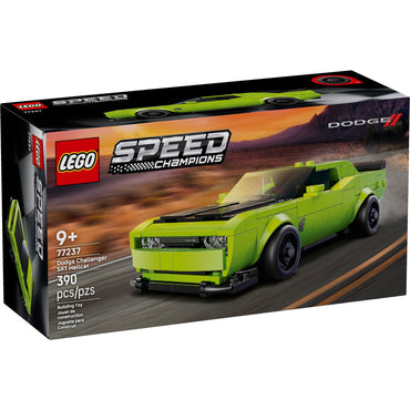 LEGO Speed Champions Dodge Challenger SRT Hellcat Sports Car Toy - Building Set for Learning, Play and Display - Kids Toy for Boys and Girls, Ages 9+ - Birthday Gift Idea for Race Car Fans - 77237