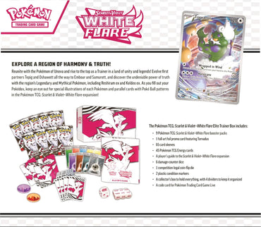 Pokemon Trading Cards Scarlet & Violet 10.5 White Flare Elite Trainer Box