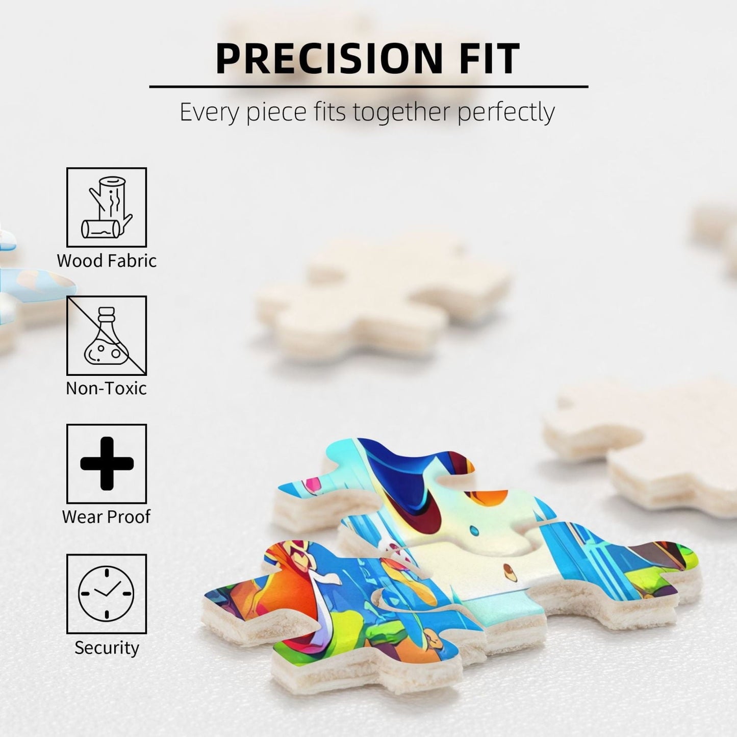 Lsque Mario Pattern Wooden Picture Puzzle ,500 Piece Jigsaw Puzzle ,Family Fun Puzzle, Home Décor Puzzle, Gift Puzzle(Horizontal style)