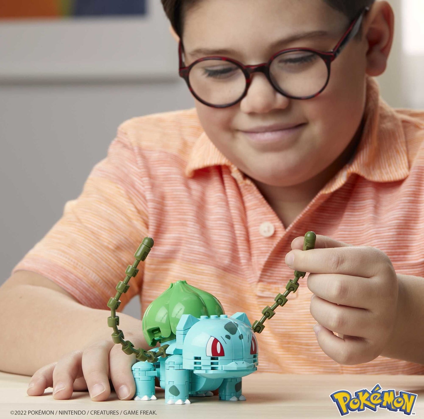 MEGA Pokemon Building Toy Kit Bulbasaur (175 Pieces) with 1 Action Figure for Kids