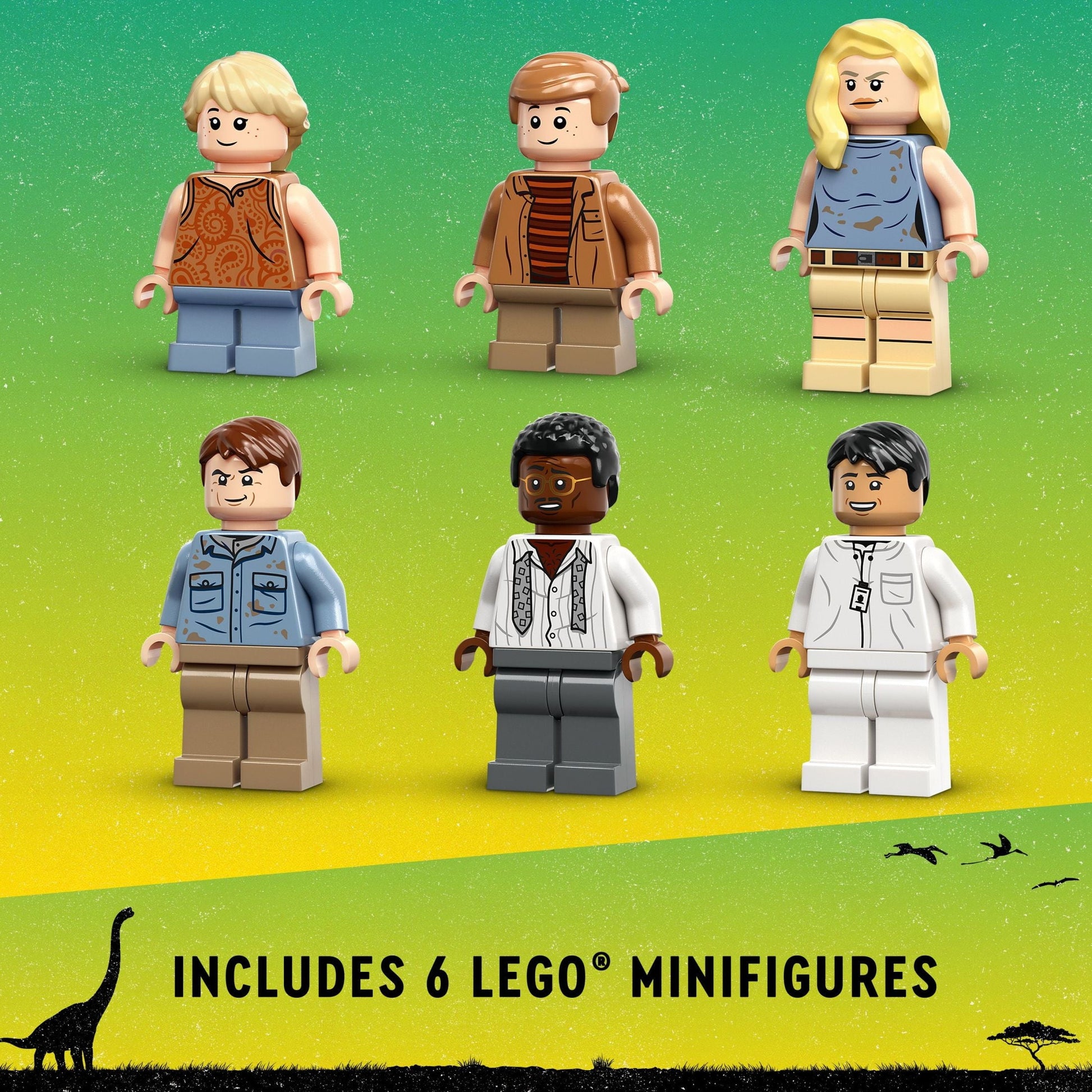LEGO Jurassic Park Visitor Center: T. rex & Raptor Attack 76961 Buildable Dinosaur Toy, Gift for Teens and Kids Aged 12 and Up, Including a Dino Skeleton Figure, 6 Minifigures and More