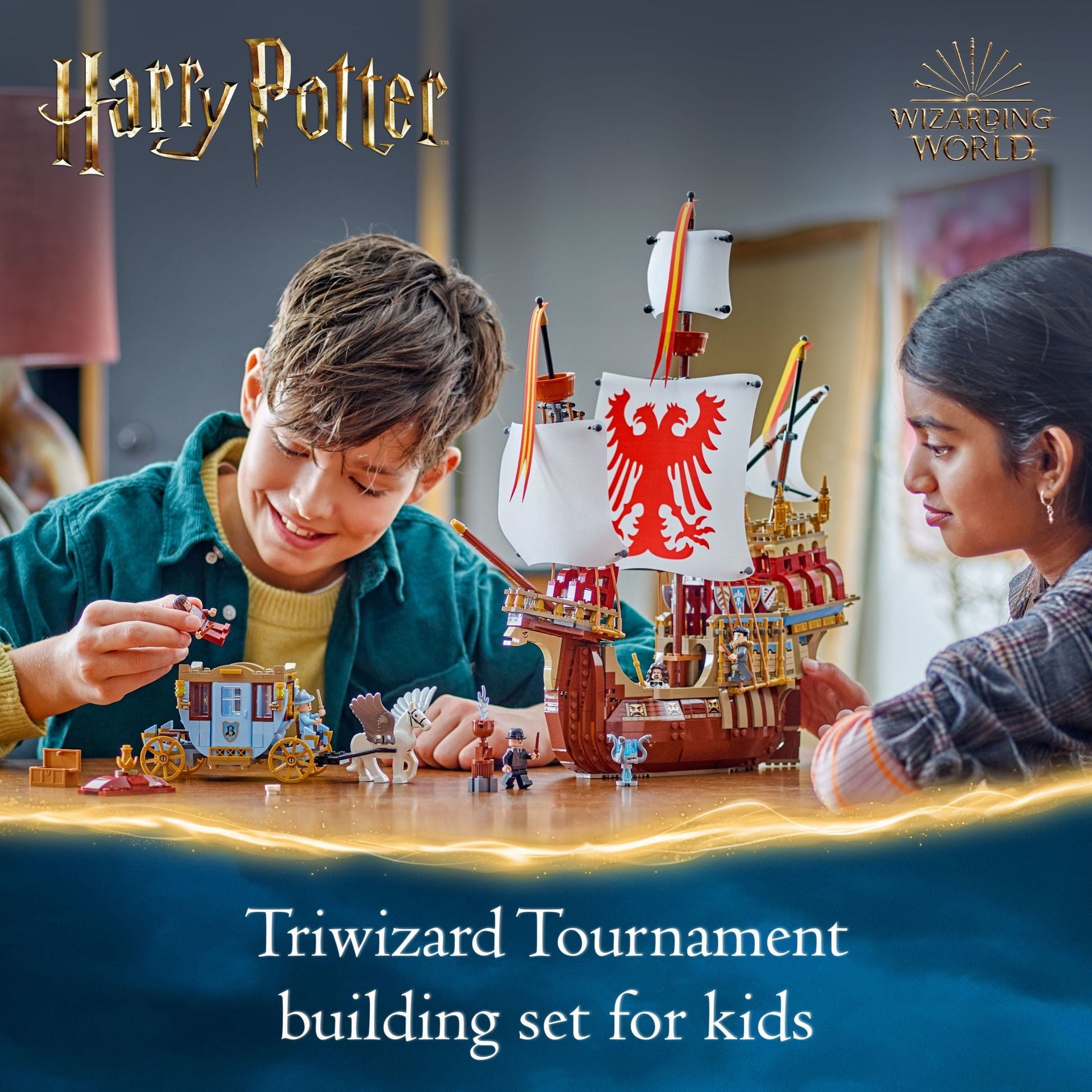LEGO Harry Potter Triwizard Tournament: The Arrival Building Toy - Pretend Play Toy for Kids, Boys & Girls, Ages 10+ Years - Harry Potter Gifts for Fans - 76440