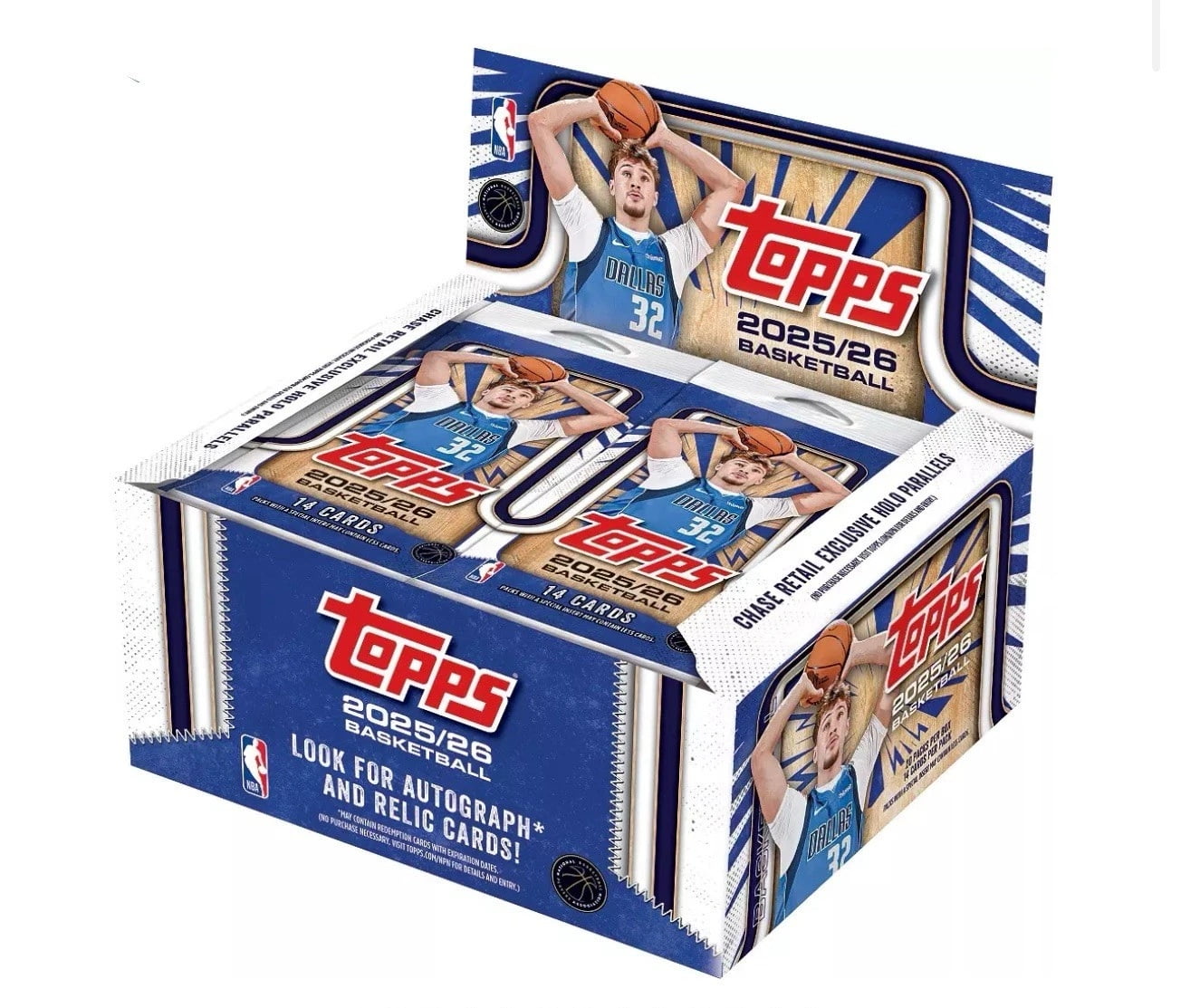 2025-26 Topps Flagship Basketball Trading Cards - 20ct Display Box