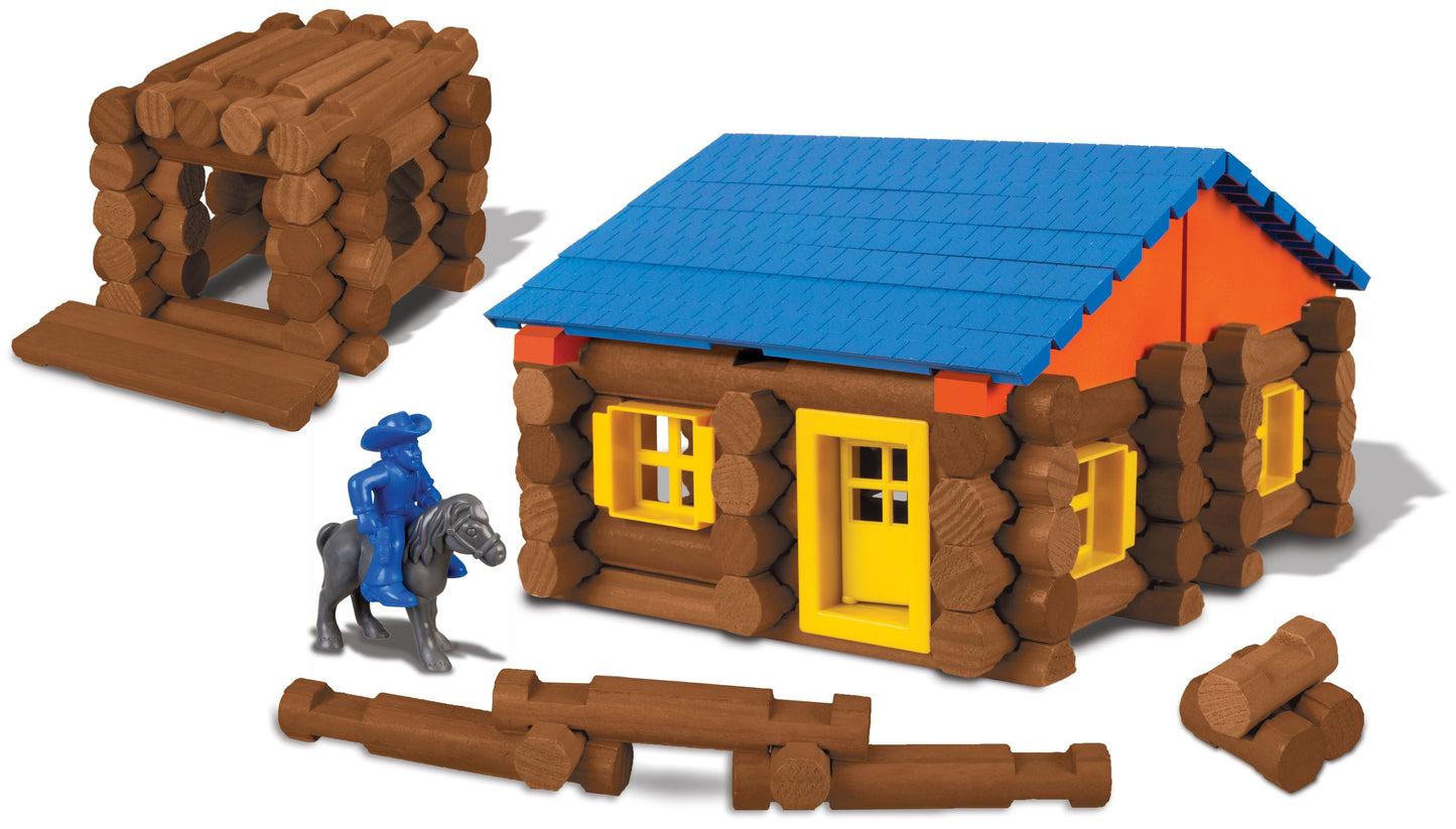 LINCOLN LOGS - Oak Creek Lodge - 137 Pieces - Ages 3 Preschool Education Toy