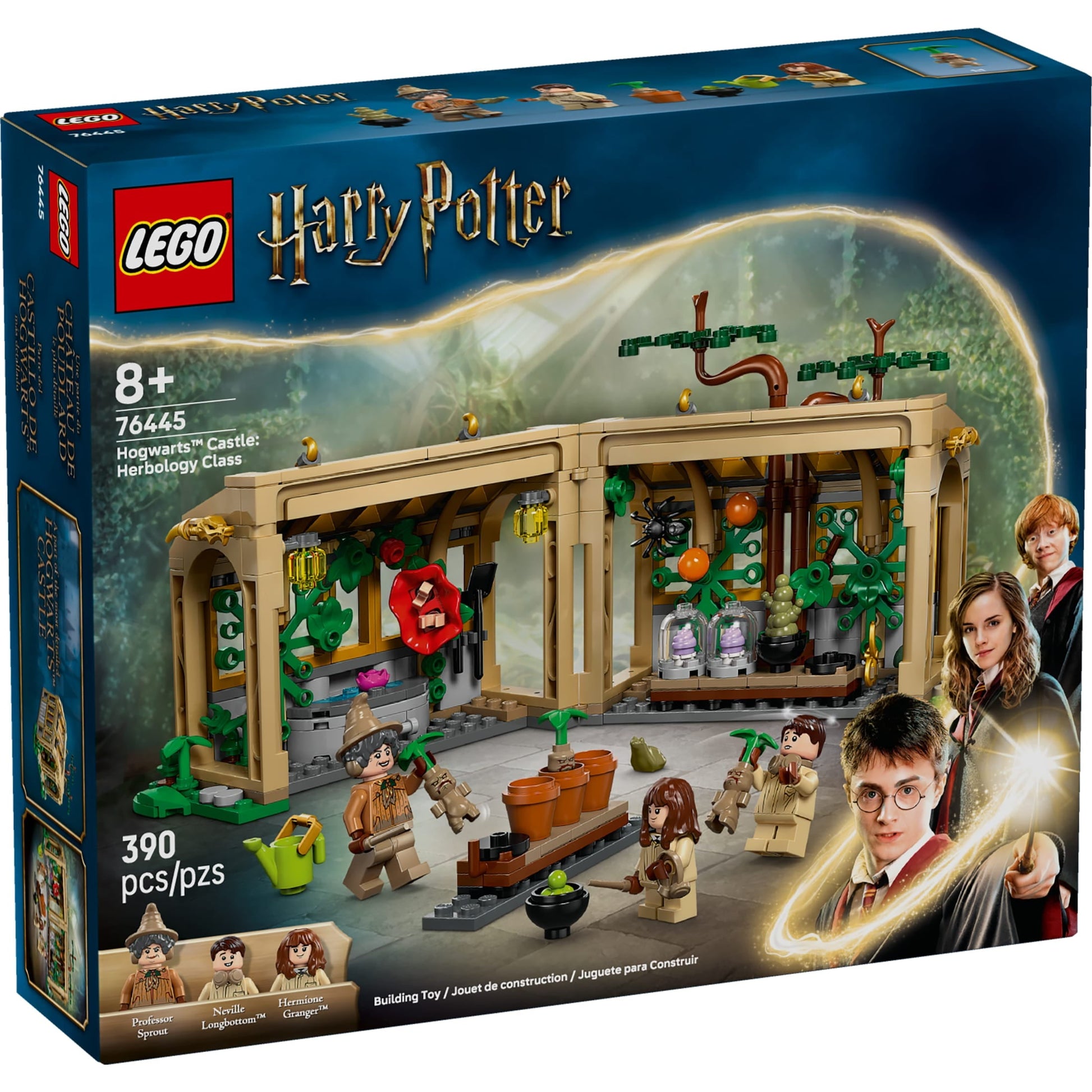 LEGO Harry Potter Hogwarts Castle: Herbology Class Kids Toy - Building and Learning Toy for Pretend Play - Gift for Christmas - Harry Potter Collectible for Boys and Girls, Ages 8+ - 76445