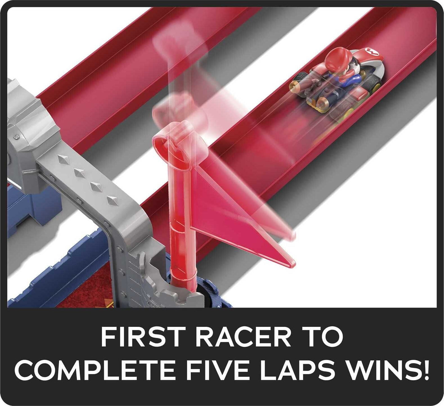 Hot Wheels Mario Kart Bowser’s Castle Chaos Track Set