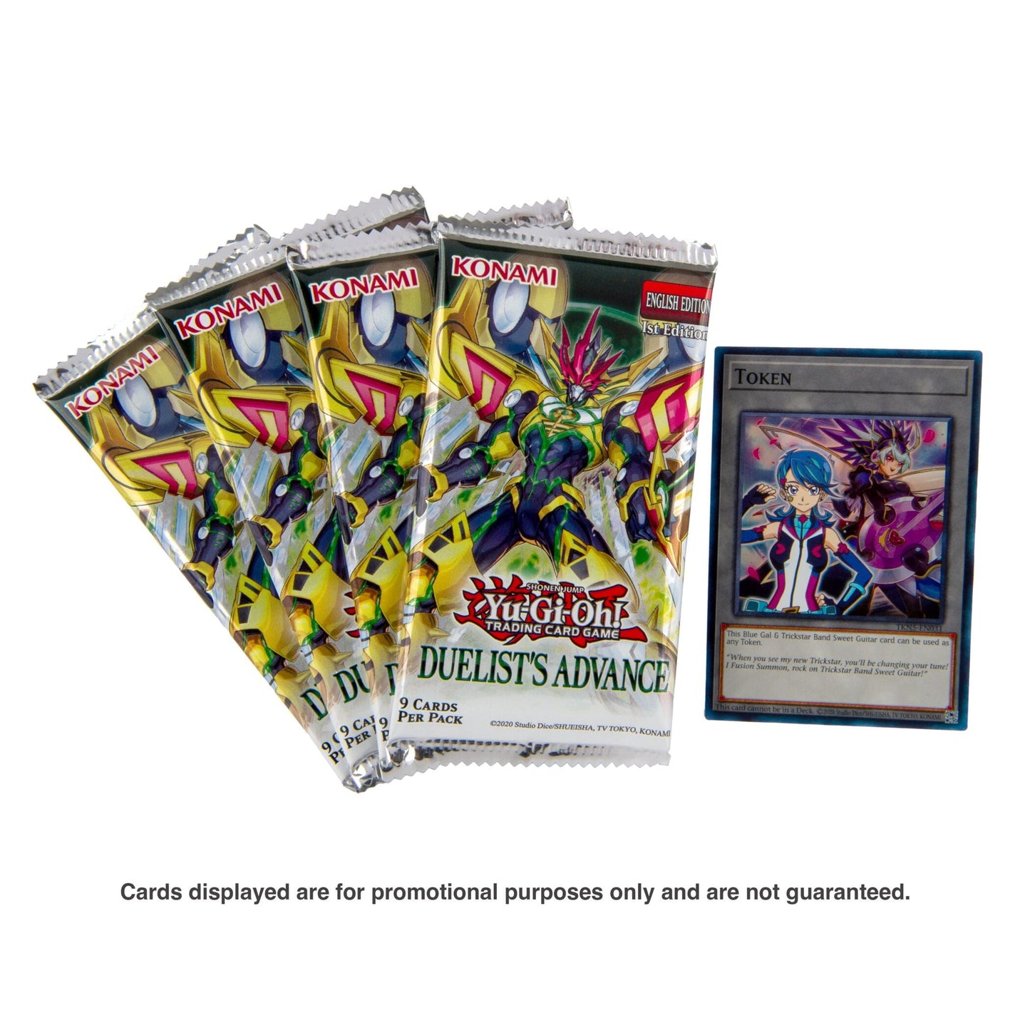 YUGIOH DUELISTS ADVANCE TOKEN BOX