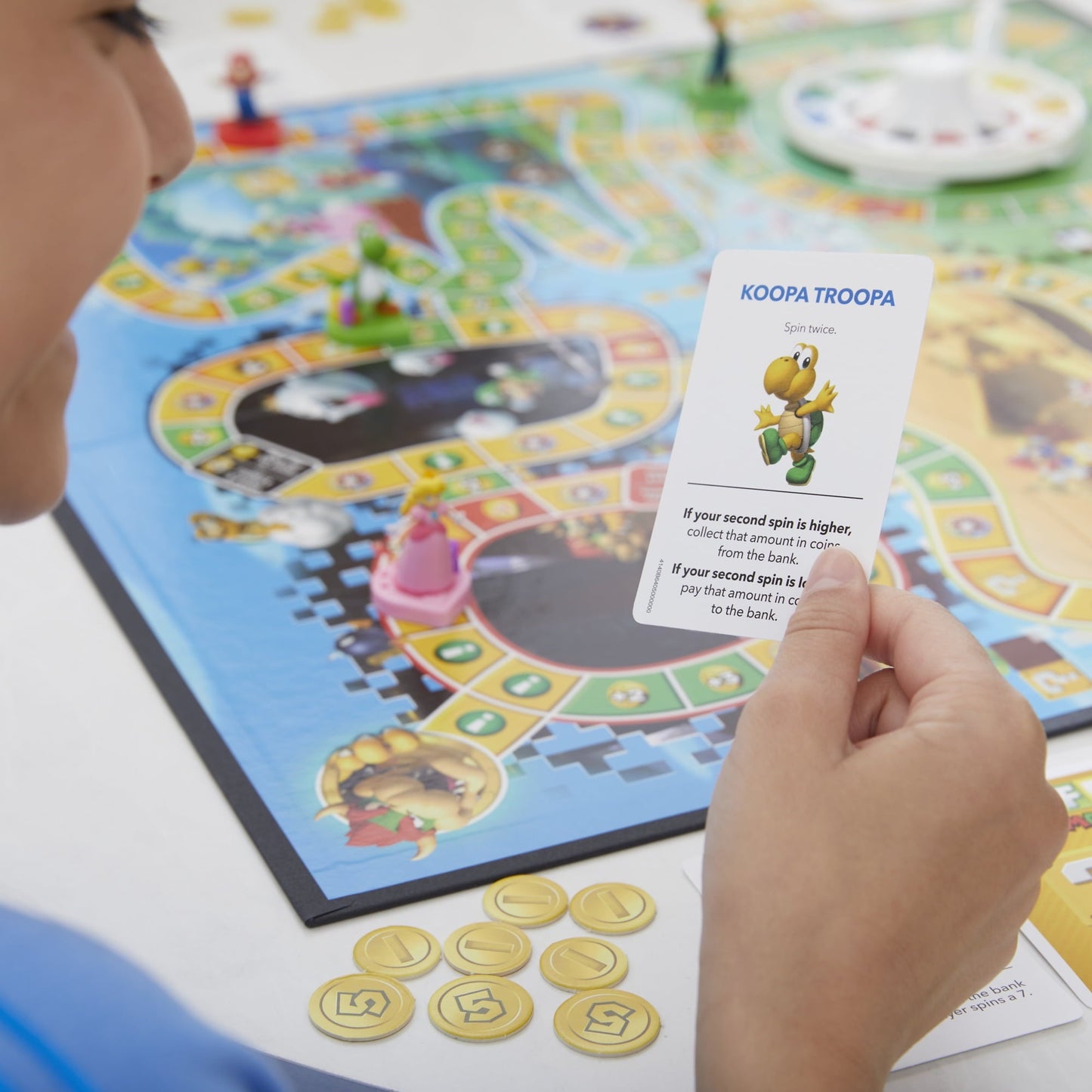 The Game of Life: Super Mario Edition Board Game, Kids Ages 8+, Play Minigames, Collect Stars