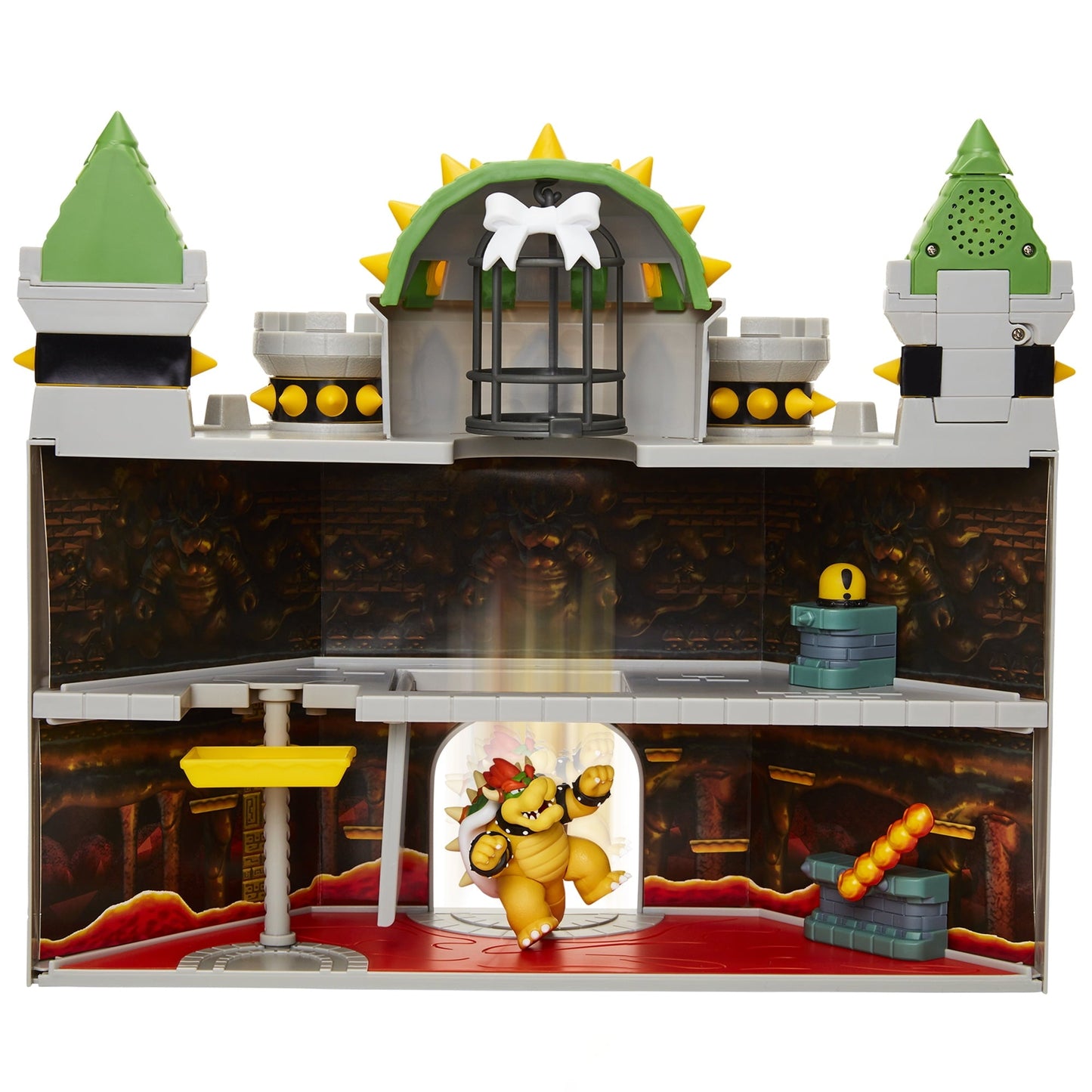 Nintendo Super Mario Deluxe Bowsers Castle 2.5 inch Action Figure Playset