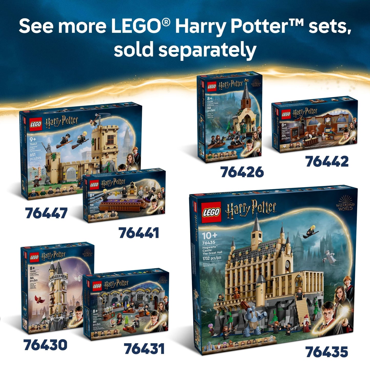 LEGO Harry Potter Malfoy Manor Building Toy - Harry Potter Toy for Boys & Girls, Ages 10+ - Collectible Kids Toy for Fans - Includes 9 Minifigures - 76453