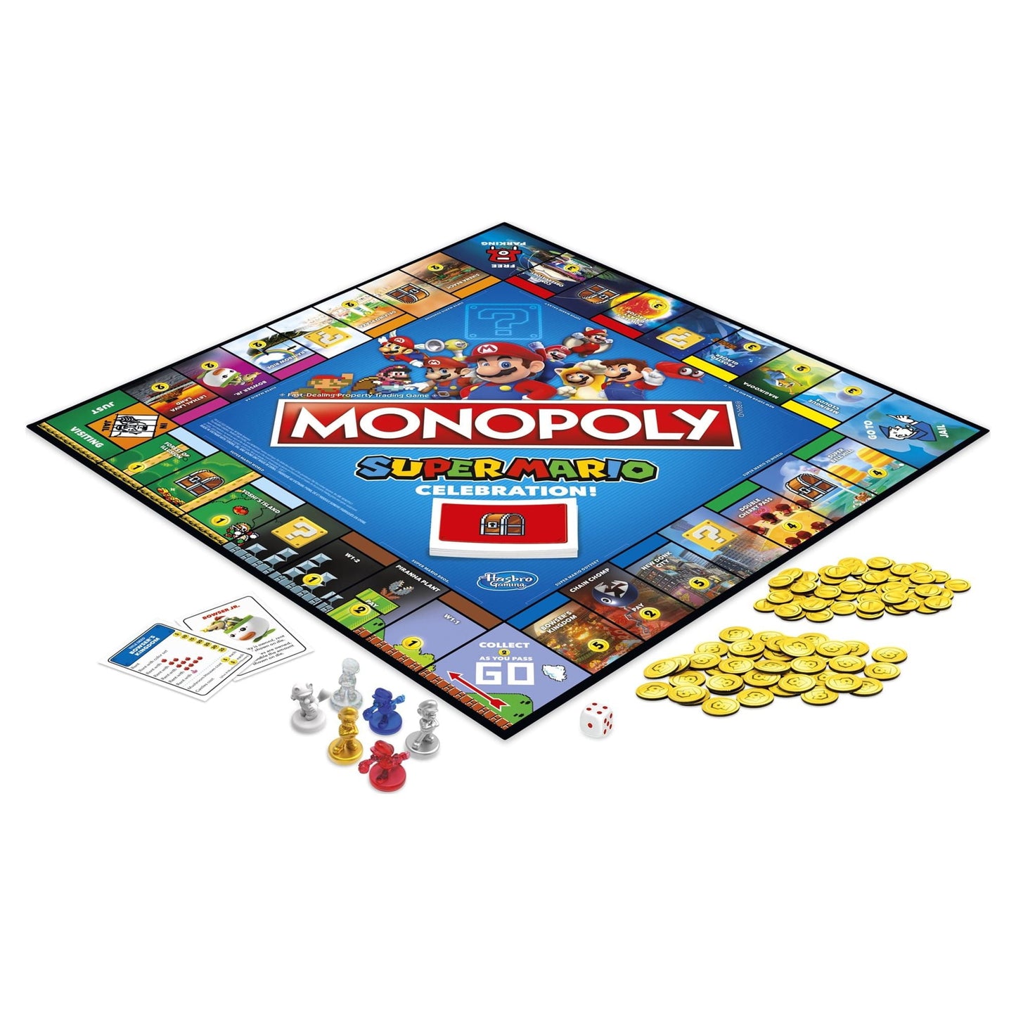 Monopoly Super Mario Celebration Edition Board Game With Poster and Stickers