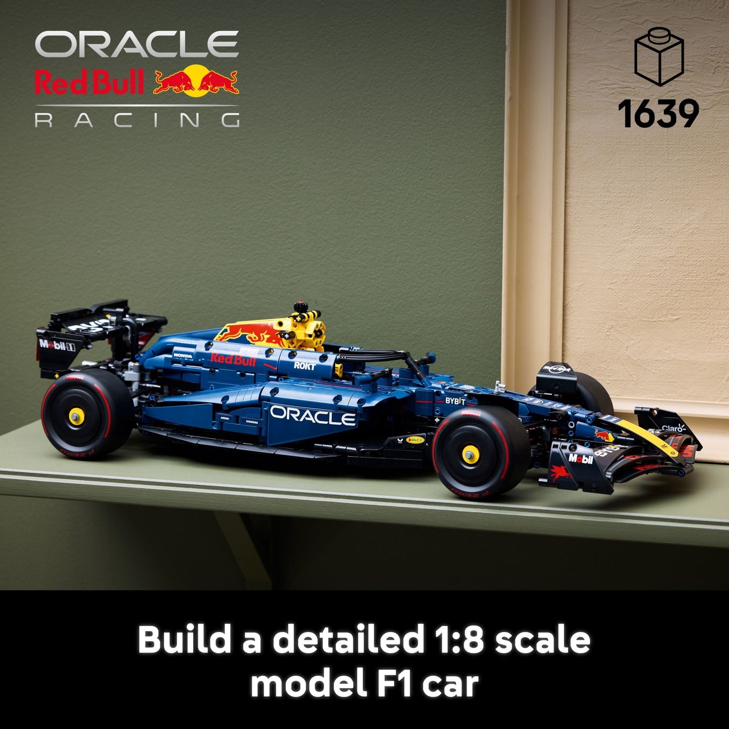 LEGO Technic Oracle Red Bull Racing RB20 F1 Race Car Model Kits - Building Set for Adults, Ages 18+ with Realistic Features - Gift for Groom, Groomsmen - 42206