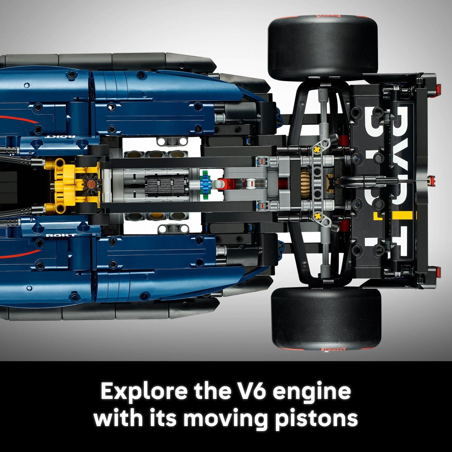 LEGO Technic Oracle Red Bull Racing RB20 F1 Race Car Model Kits - Building Set for Adults, Ages 18+ with Realistic Features - Gift for Groom, Groomsmen - 42206