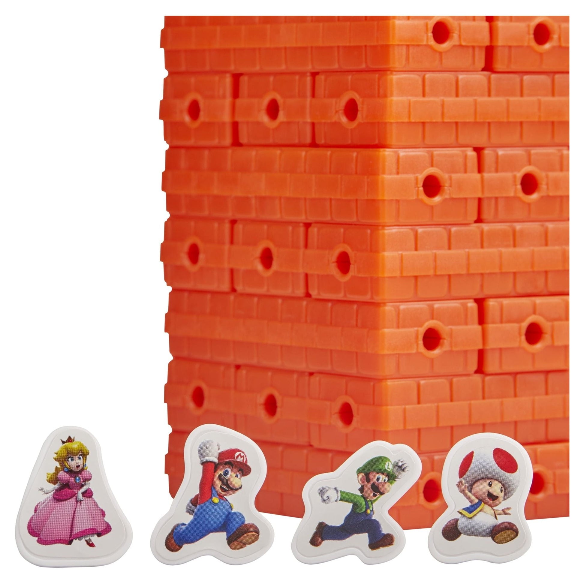 Jenga: Super Mario Board Game for Kids and Family Ages 8 and Up, 2-4 Players