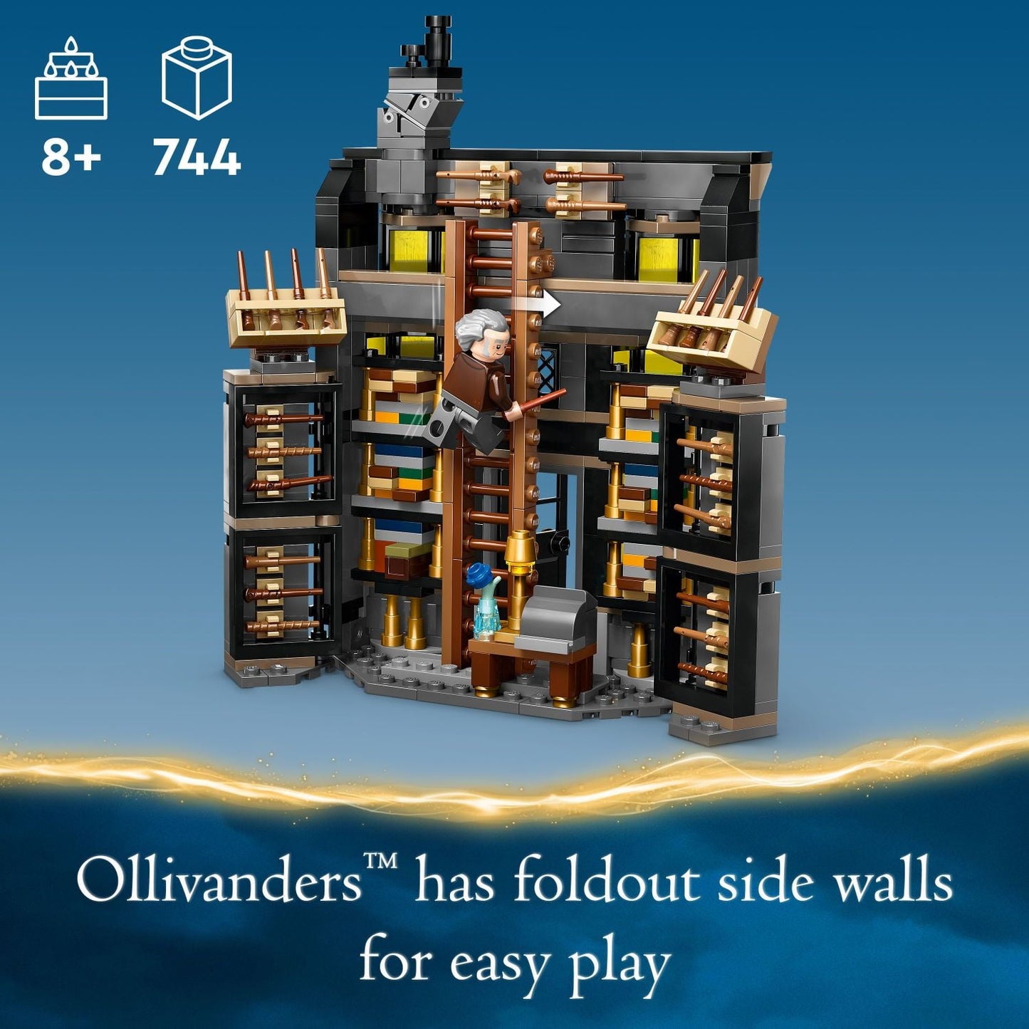LEGO Harry Potter Ollivanders & Madam Malkin's Robes Building Set, Playset for Kids, Toy for 8 Year Olds, 76439