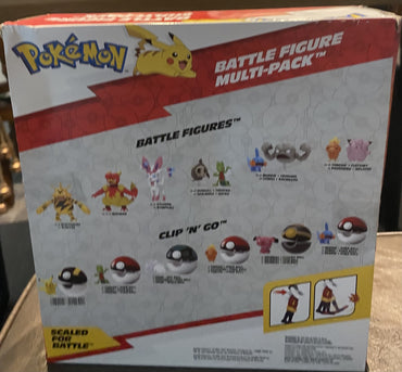 Pokemon Proxy Pokemon Battle Age 4+ Action Figure, Multicolor, 10 Pack