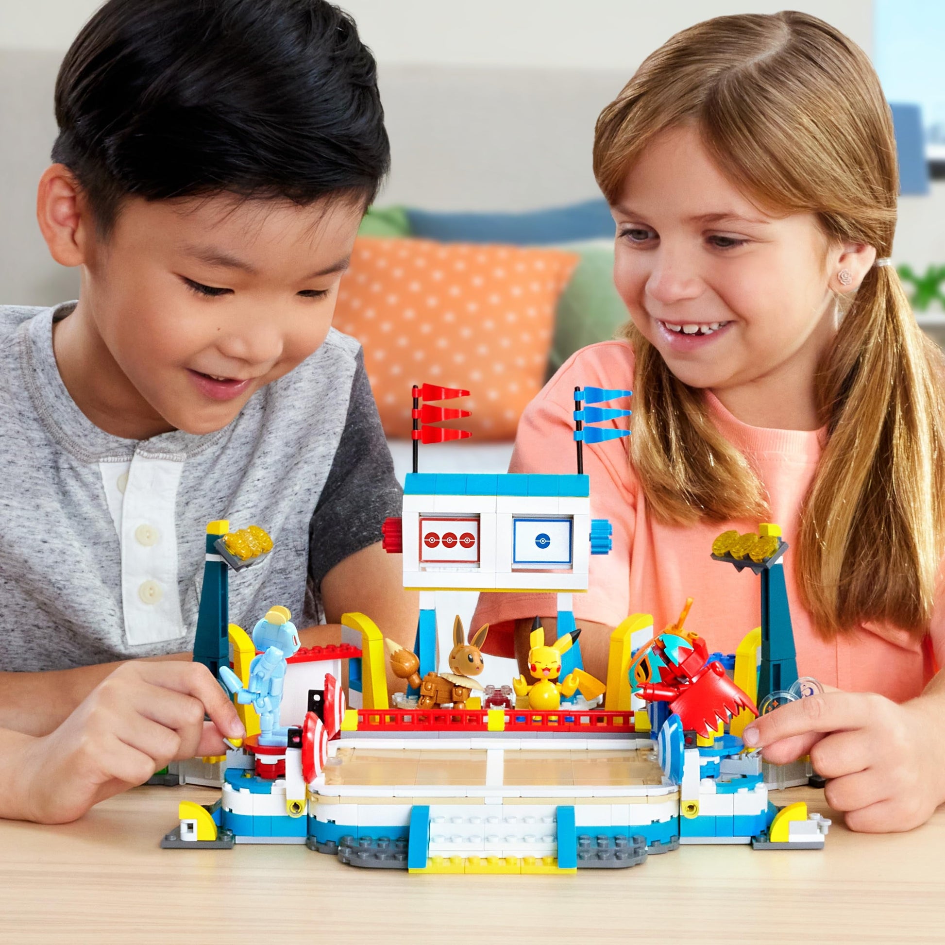 MEGA Brands - Pokemon Training Stadium Building Toy Kits